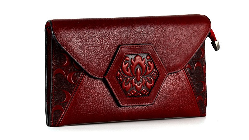 CSYM23 Artistic red evening bag for lady